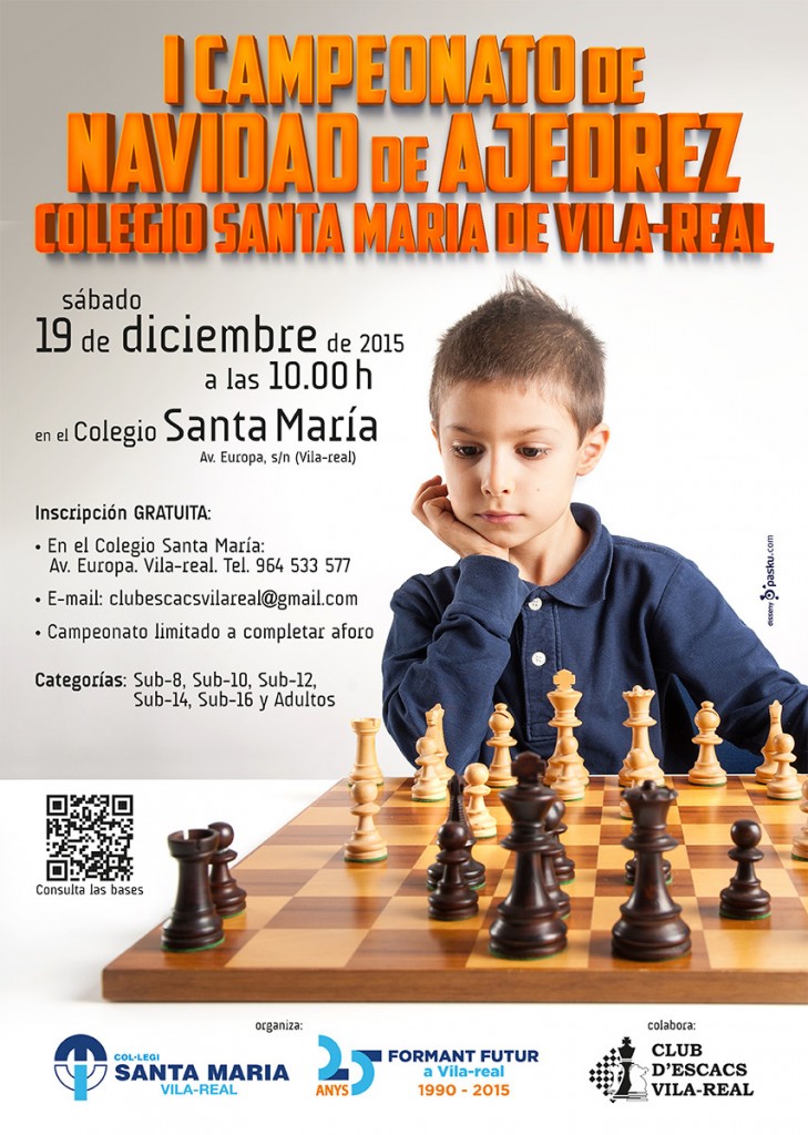 I Campeonato de Navidad de Ajedrez , Colegio Santa Maria de Vila-real
