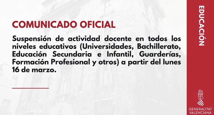 CIRCULAR INFORMATIVA: CORONAVIRUS COVID-19