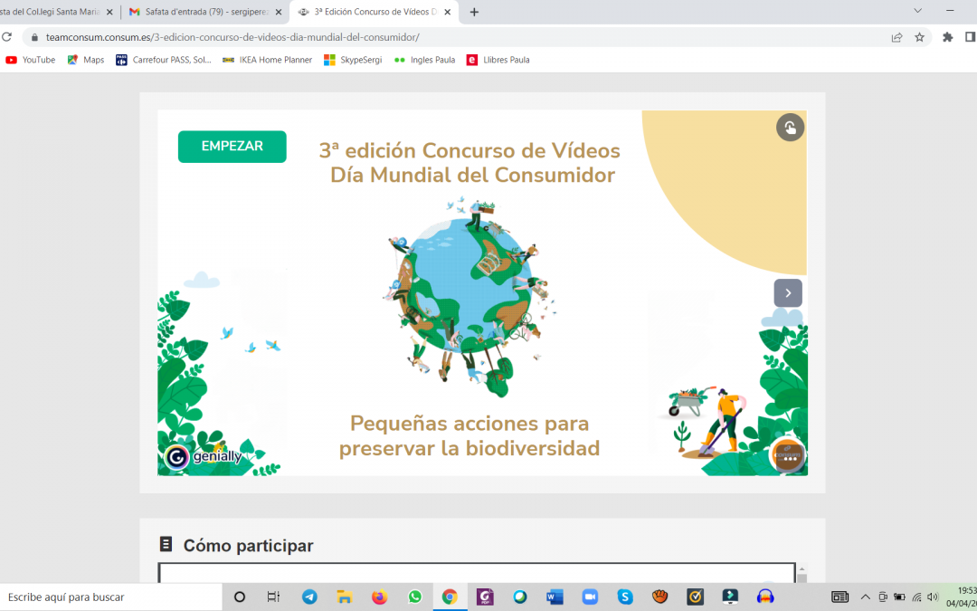 FINALISTES EN CONCURS DE VÍDEOS SOBRE BIODIVERSITAT