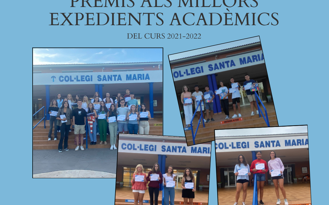 PREMIS ALS MILLORS EXPEDIENTS DEL CURS PASSAT