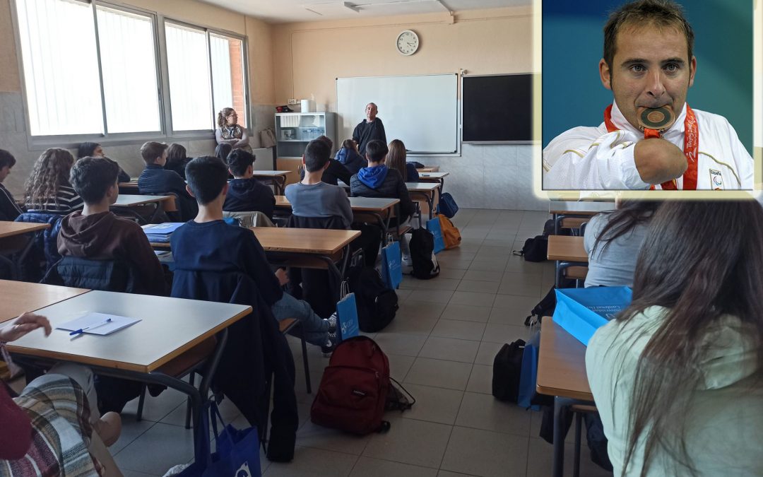 VISITA DE DANIEL VIDAL, CAMPIÓ OLÍMPIC