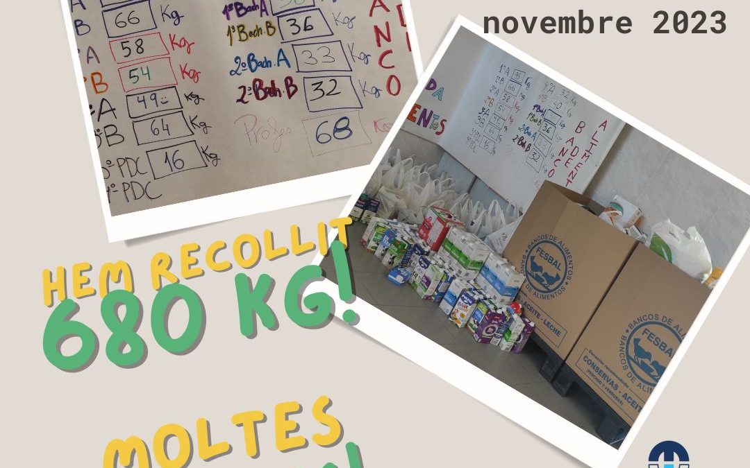 BANC D’ALIMENTS: LA GRAN RECOLLIDA